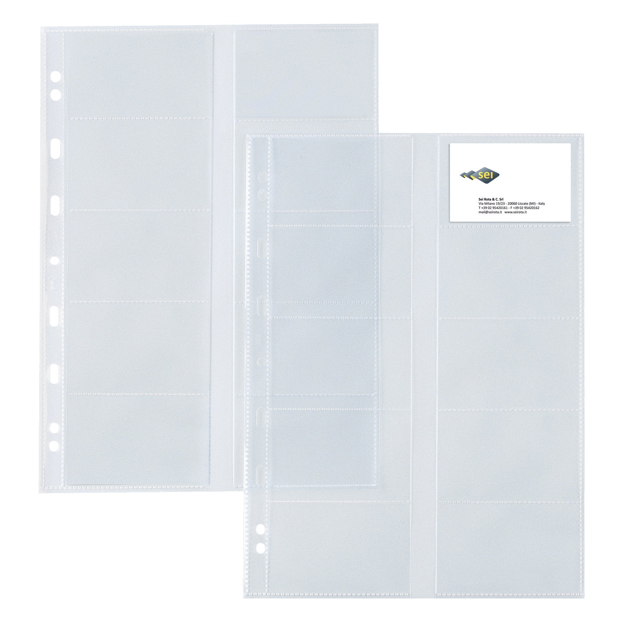 sei-rota-10-buste-forate-atla-card-21x29-7cm-porta-20-biglietti-visita-rota