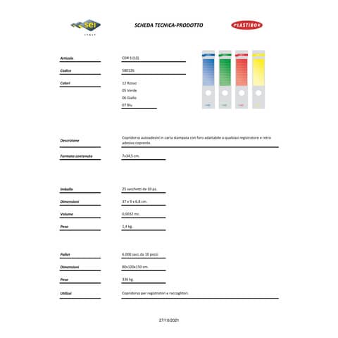 sei-rota-copridorso-autoadesivi-rota-cdr-s-7x34-5-cm-rosso-conf-10-pezzi-58012612