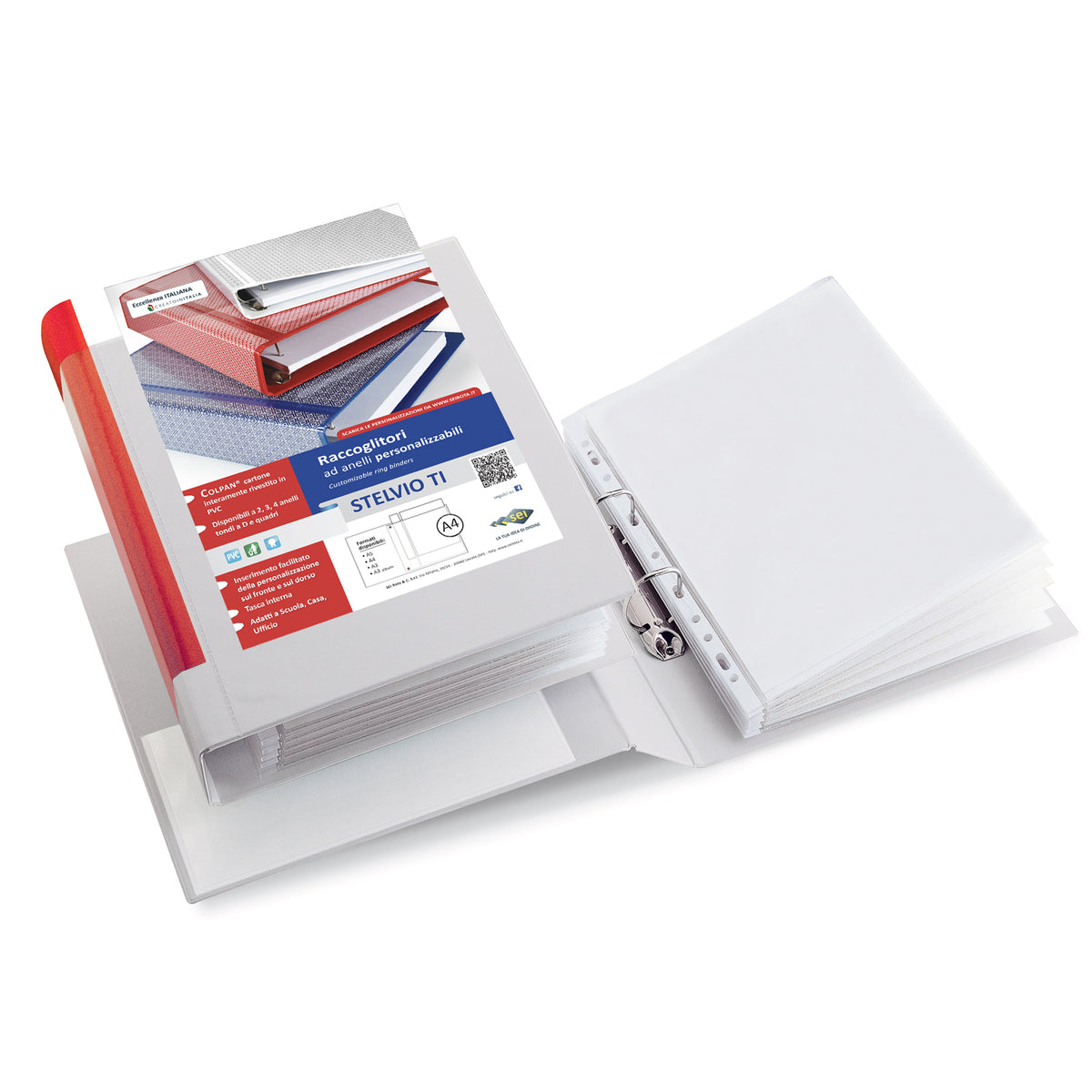 sei-rota-raccoglitore-stelvio-40-a4-2d-22x30cm-bianco-personalizzabile-rota