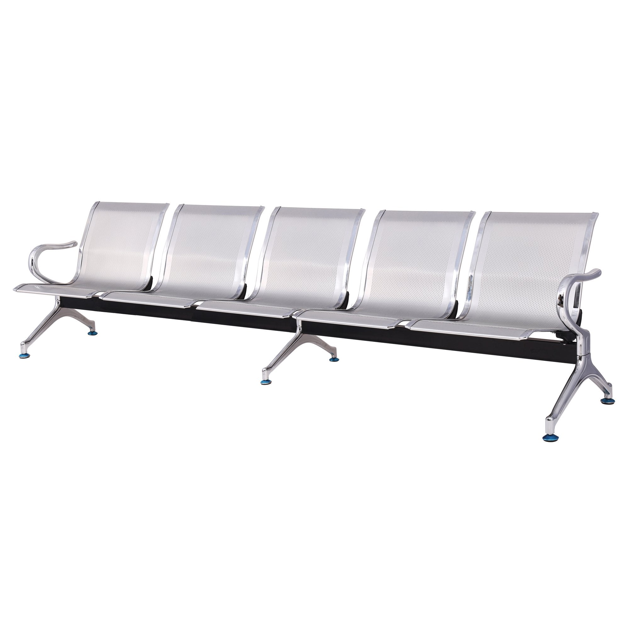 serena-group-panca-attesa-5-posti-acciaio-grigio