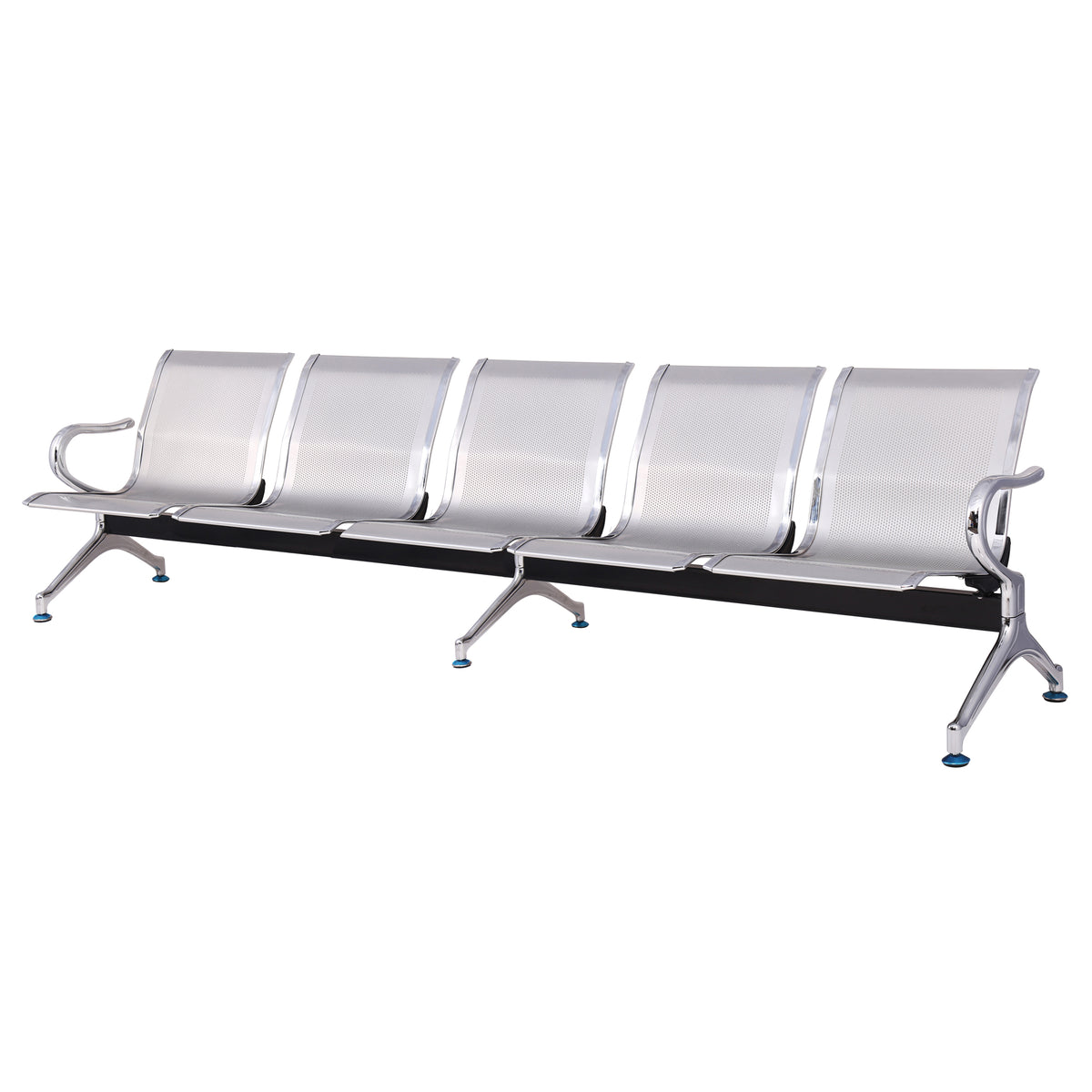 serena-group-panca-attesa-5-posti-acciaio-grigio