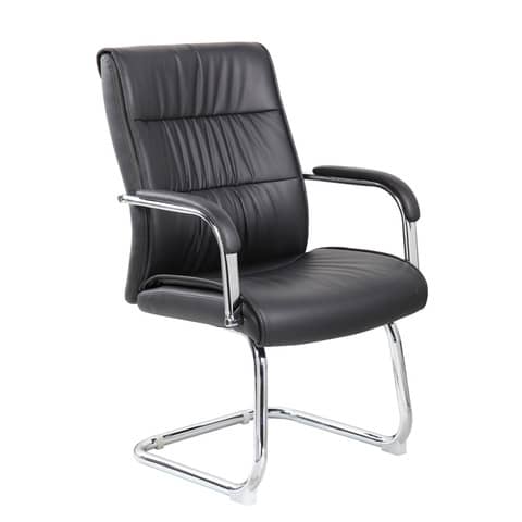 serena-group-poltrona-attesa-slitta-braccioli-los-angeles-rivestimento-pu-nero-e9249gk