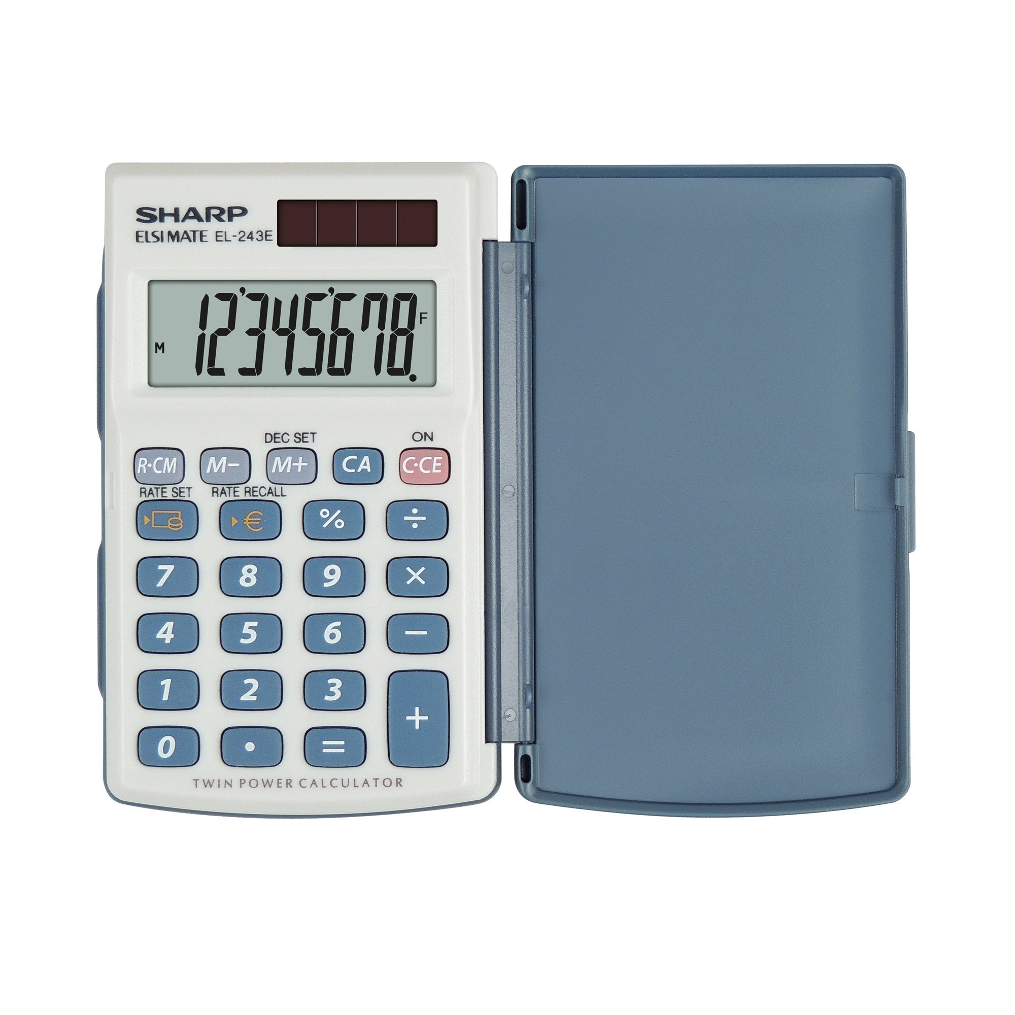 sharp-calcolatrice-el-243eb-8-cifre-tascabile