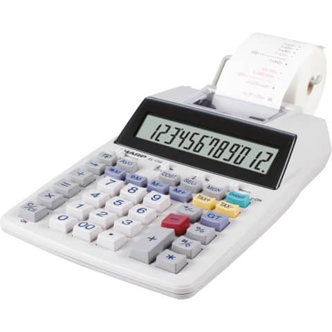 sharp-calcolatrice-scrivente-doppia-alimentazione-el-1750v-display-lcd-12-cifre-grigio-sh-el1750v