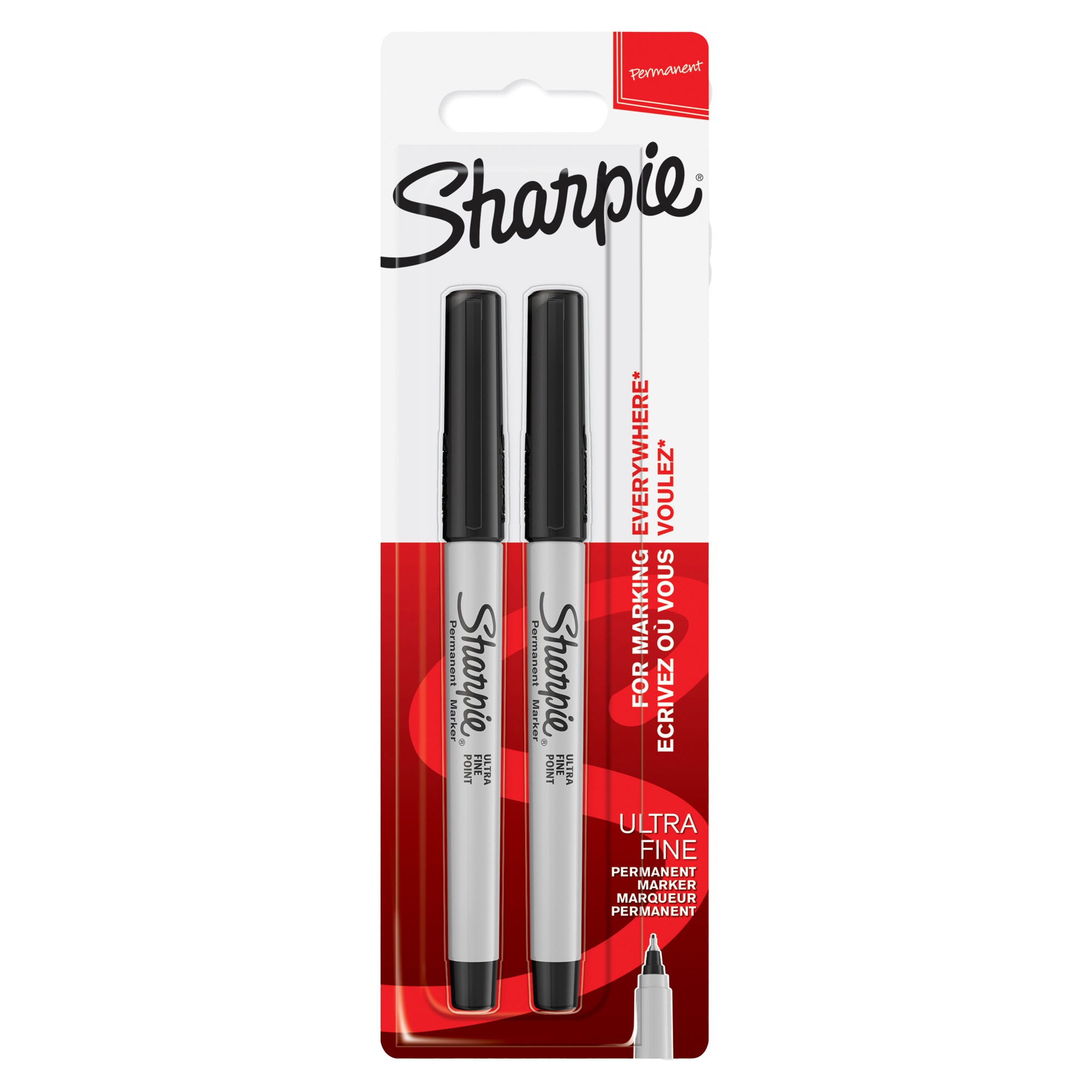 sharpie-blister-2pz-ultrafine-nero