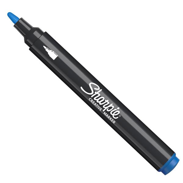 sharpie-marcatore-acrilico-creative-marker-punta-tonda-blu