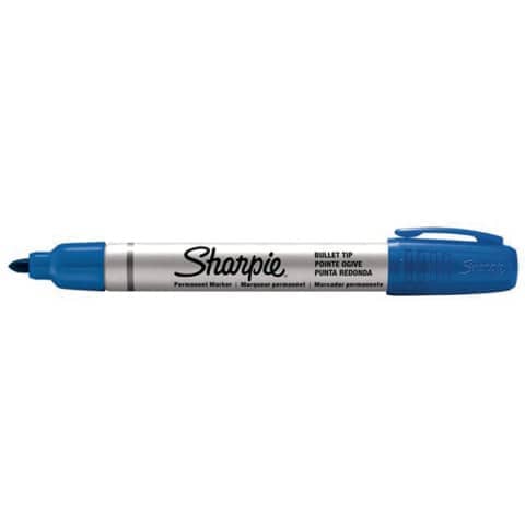 sharpie-marcatore-permanente-metal-punta-tonda-1-4-mm-conf-12-blu-s0945730