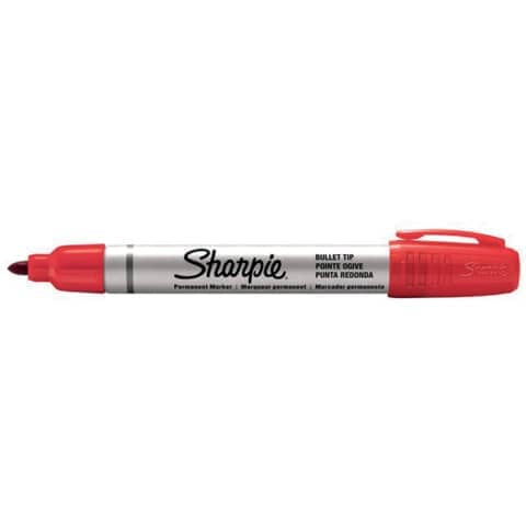 sharpie-marcatore-permanente-metal-punta-tonda-1-4-mm-conf-12-rosso-s0945740