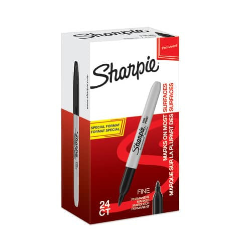 sharpie-marcatori-permanente-fine-f-punta-conica-1-mm-nero-special-pack-24-pezzi-2077128