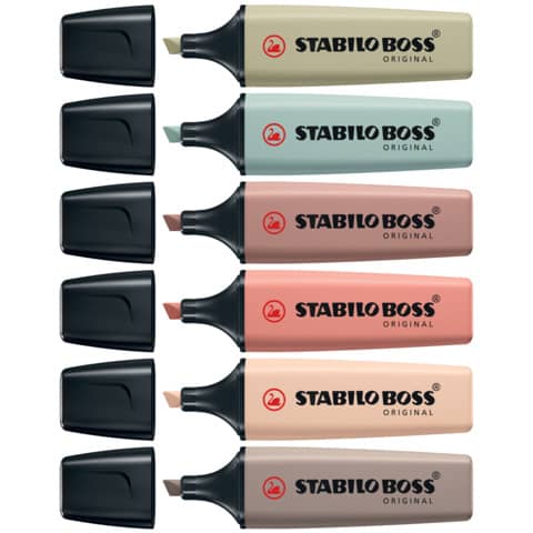 stabilo-evidenziatori-boss-nature-colors-conf-10-pz-colore-verde-oliva-70-137