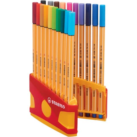 stabilo-fineliner-point-88-0-4-mm-conf-20-colori-assortiti-8820-03-14