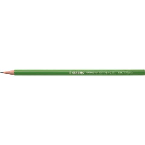 stabilo-matite-senza-gommino-greengraph-hb-conf-12-pezzi-6003-hb