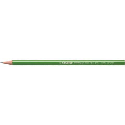 stabilo-matite-senza-gommino-greengraph-hb-conf-12-pezzi-6003-hb