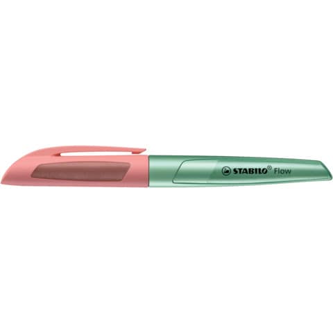 stabilo-penna-stilografica-flow-cosmetic-0-5-mm-inchiostro-blu-fusto-rosa-verde-metallizzato-5072-4-41