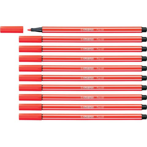 stabilo-pennarelli-pen-68-1-mm-rosso-chiaro-68-40