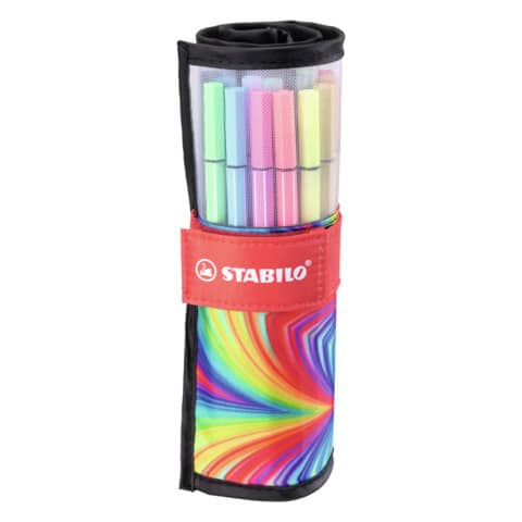 stabilo-pennarelli-pen-68-arty-tratto-1-mm-colori-assortiti-rollerset-25-pezzi-6825-071-20