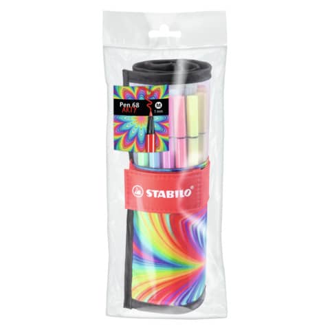 stabilo-pennarelli-pen-68-arty-tratto-1-mm-colori-assortiti-rollerset-25-pezzi-6825-071-20