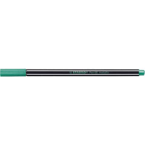 stabilo-pennarelli-pen-68-metallic-1-mm-verde-metallizzato-68-836