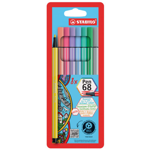 stabilo-pennarelli-pen-68-tratto-1-mm-conf-8-colori-assortiti-pastel-eo68-8-01