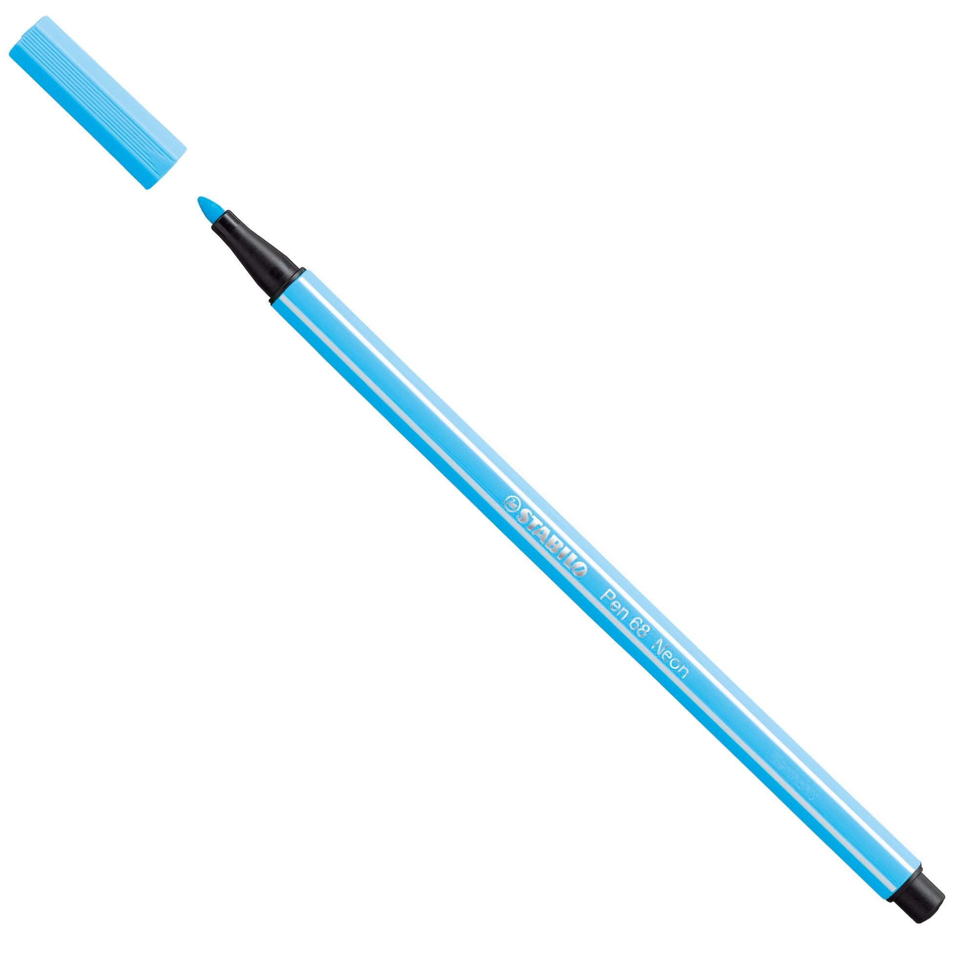stabilo-pennarello-pen-68-031-blu-fluo