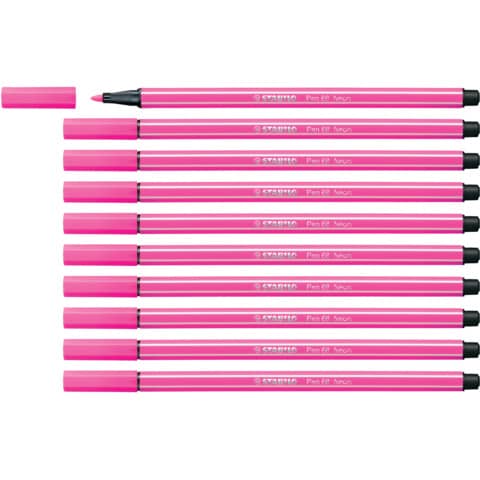 stabilo-pennarello-pen-68-1-mm-rosa-fluo-68-056