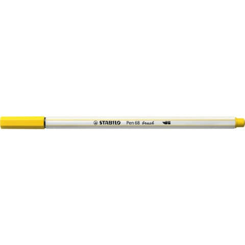 stabilo-pennarello-pen-68-brush-punta-pennello-m-1-mm-giallo-568-44