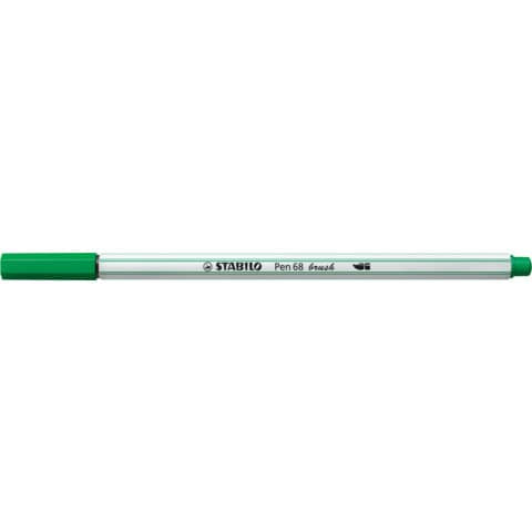 stabilo-pennarello-pen-68-brush-punta-pennello-m-1-mm-verde-smeraldo-568-36