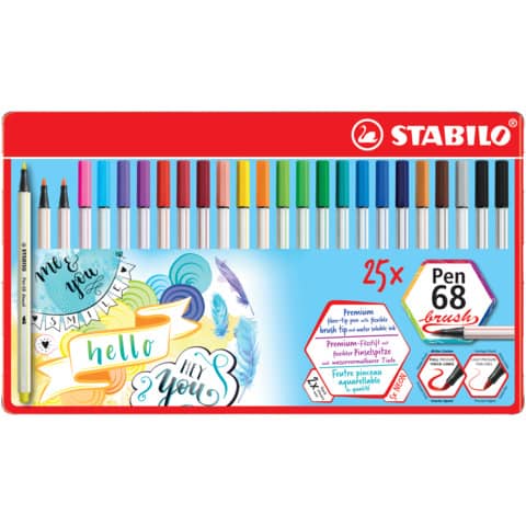 stabilo-pennarello-pen-68-brush-punta-pennello-m-conf-25-colori-assortiti-1-mm-568-25-321