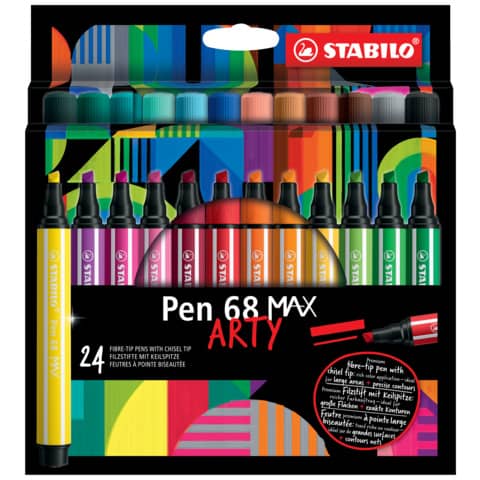 stabilo-pennarello-pen-68-max-punta-scalpello-conf-24-pz-768-24-21