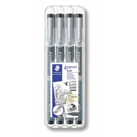 staedtler-fineliner-pigment-liner-set-4-misure-assortite-0-1-0-3-0-5-0-7-mm-308-wp4