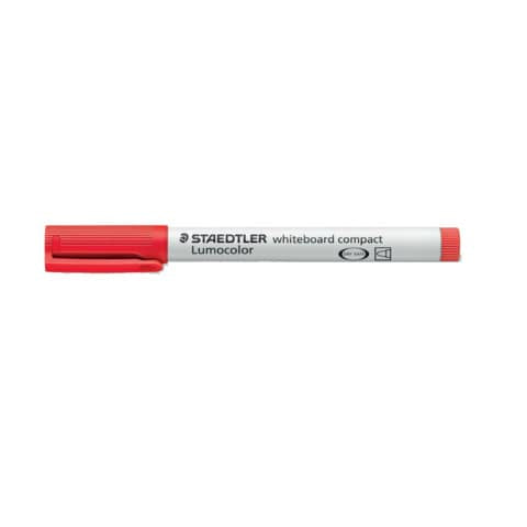 staedtler-marcatore-lavagne-bianche-lumocolor-whiteboard-compact-341-1-2-mm-rosso-341-2