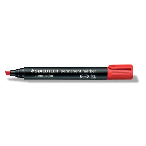 staedtler-marcatore-punta-scalpello-lumocolor-permanent-marker-350-2-5-mm-rosso-350-2