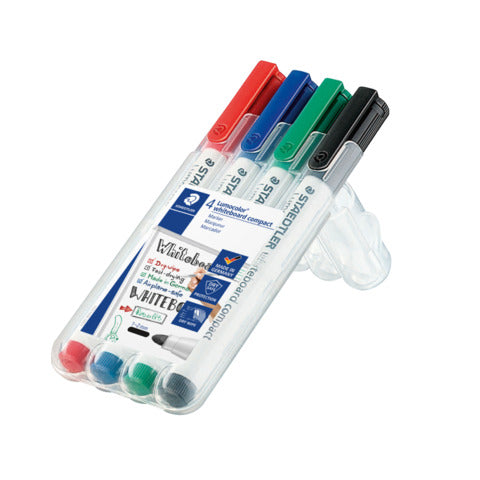 staedtler-marcatori-lavagne-bianche-lumocolor-whiteboard-compact-341-assortiti-astuccio-4-pezzi-341-wp4