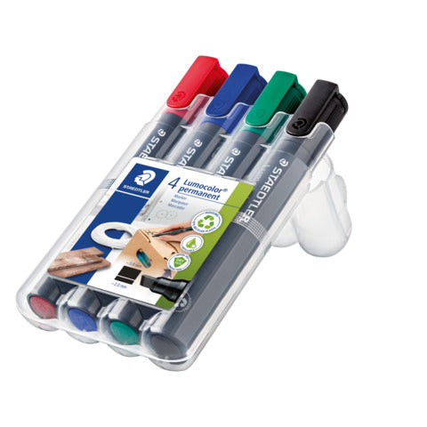 staedtler-marcatori-punta-scalpello-lumocolor-permanent-marker-350-astuccio-4-pezzi-350-wp4