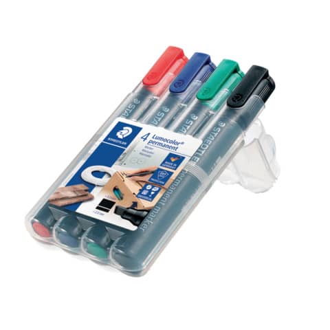 staedtler-marcatori-punta-scalpello-lumocolor-permanent-marker-350-astuccio-4-pezzi-350-wp4