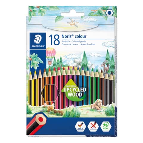 staedtler-matite-colorate-noris-color-astuccio-18-colori-assortiti-185c18