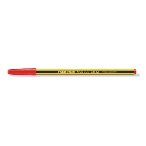 staedtler-penna-sfera-noris-stick-m-1-mm-tratto-0-35-mm-rosso-conf-20-434-02
