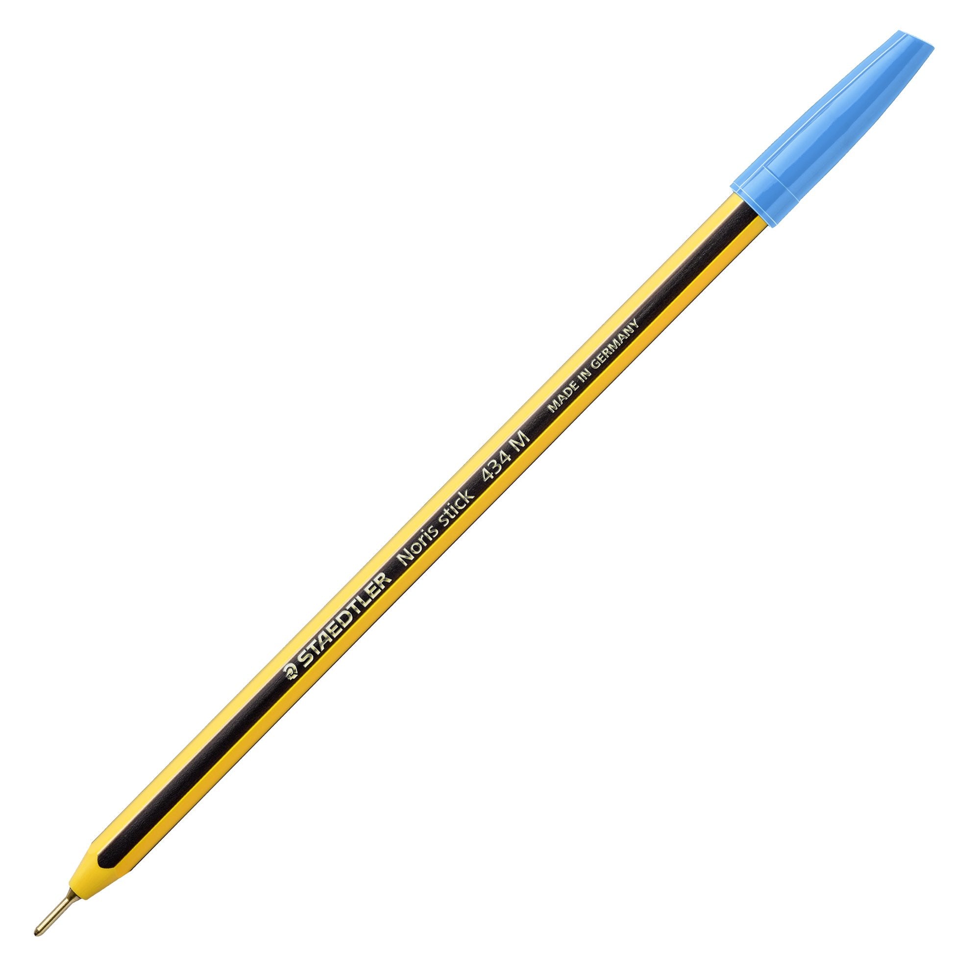 staedtler-scatola-10-penna-sfera-434-noris-stick-azzurro-chiaro-1-0mm