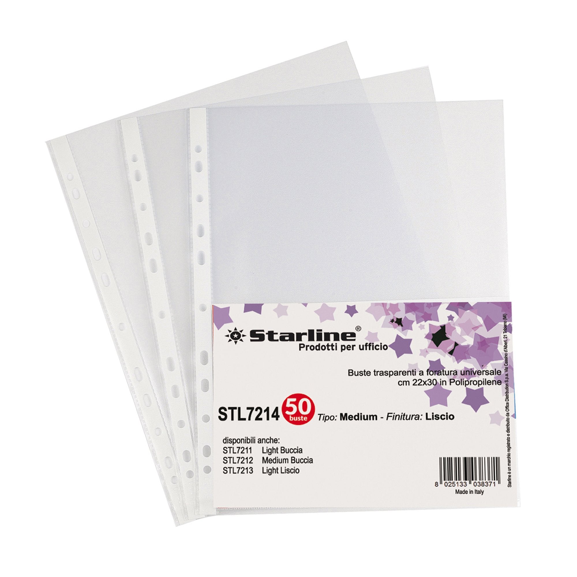 starline-50-buste-forate-22x30-liscio-medium