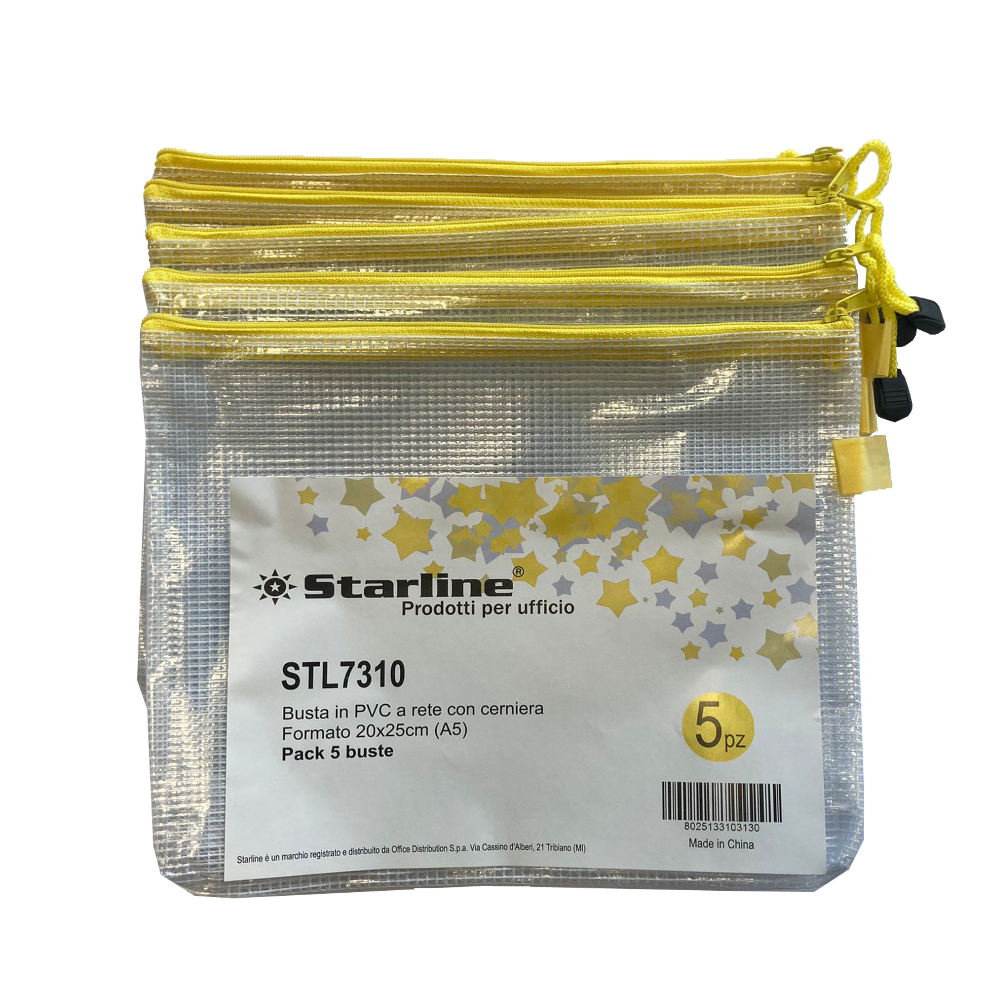 starline-busta-pvc-rete-a5-20x25cm-cerniera-gialla