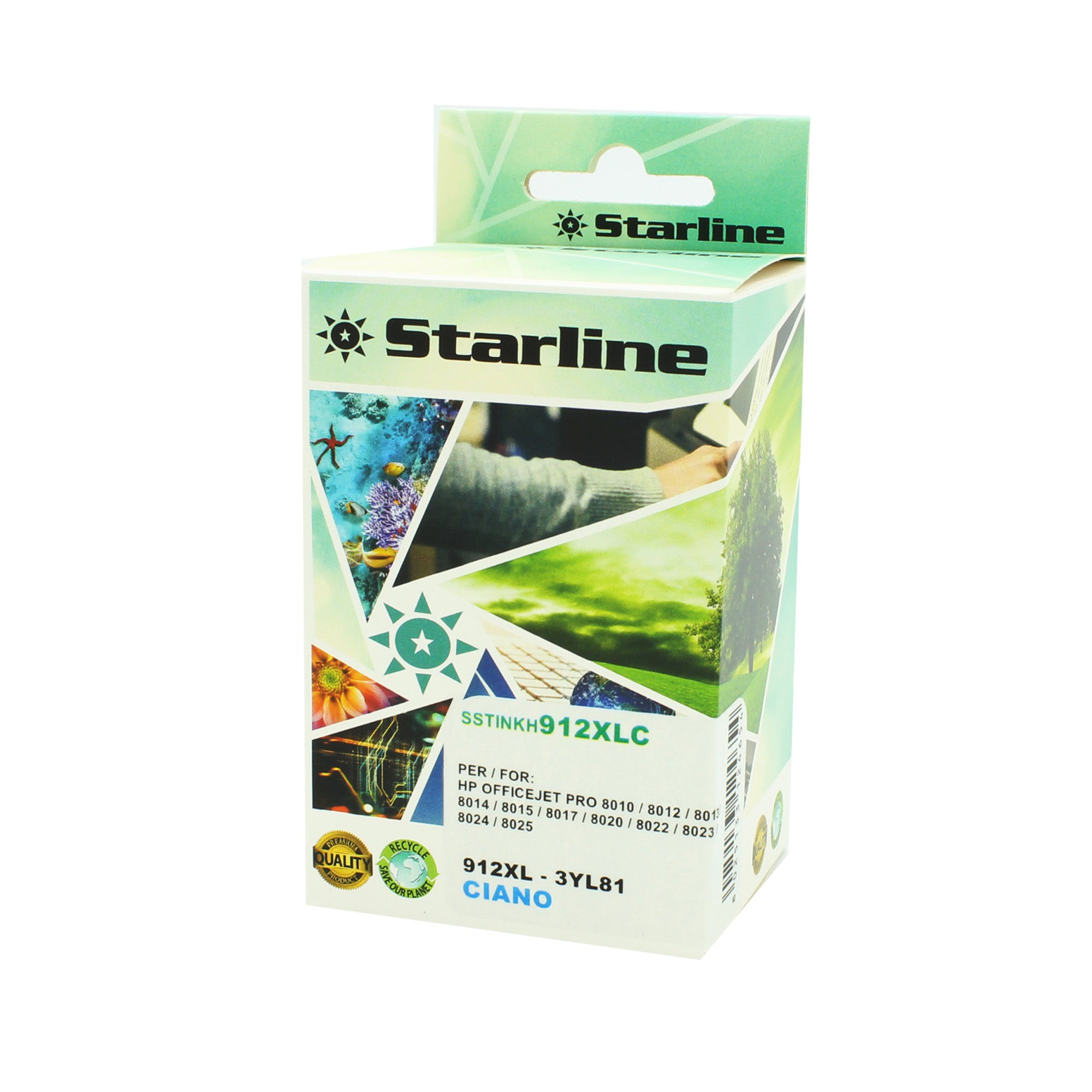 starline-cartuccia-ink-ciano-hp-912-xl