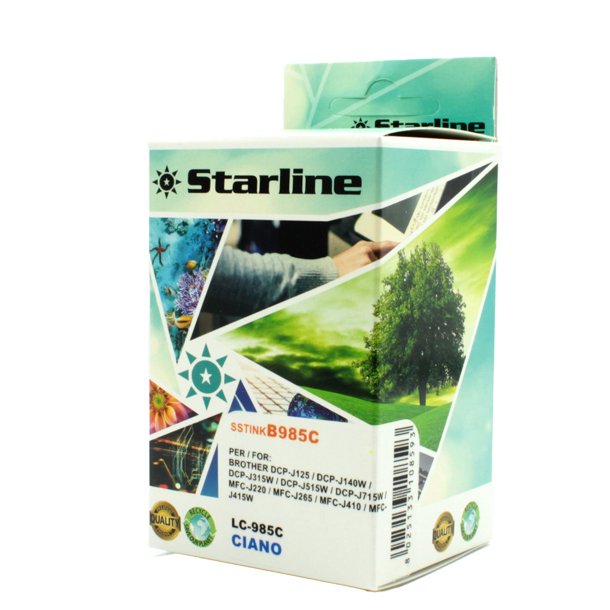 starline-cartuccia-ink-ciano-print-c-brother-dcp-j315w