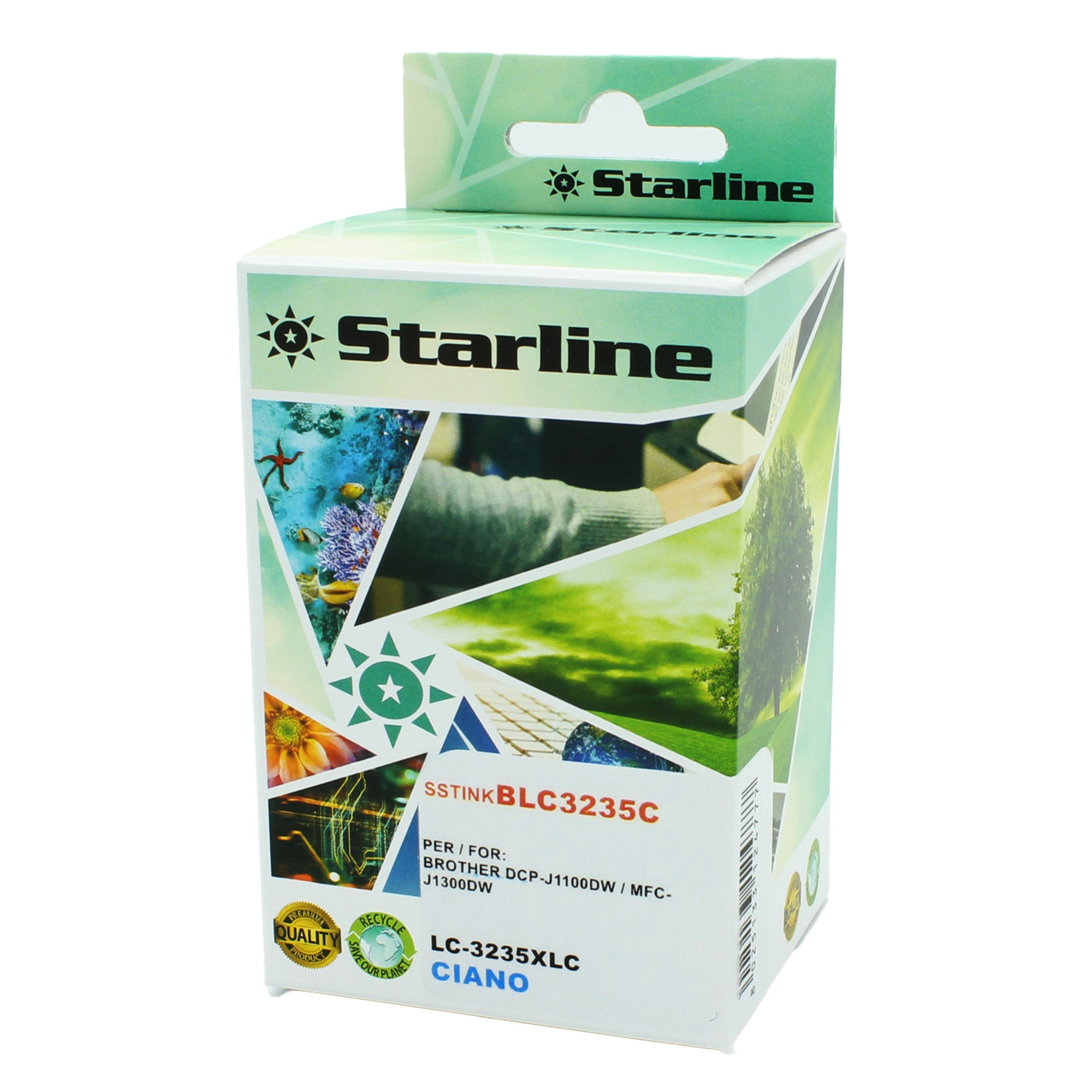 starline-cartuccia-ink-ciano-print-c-brother-lc-3235xlc