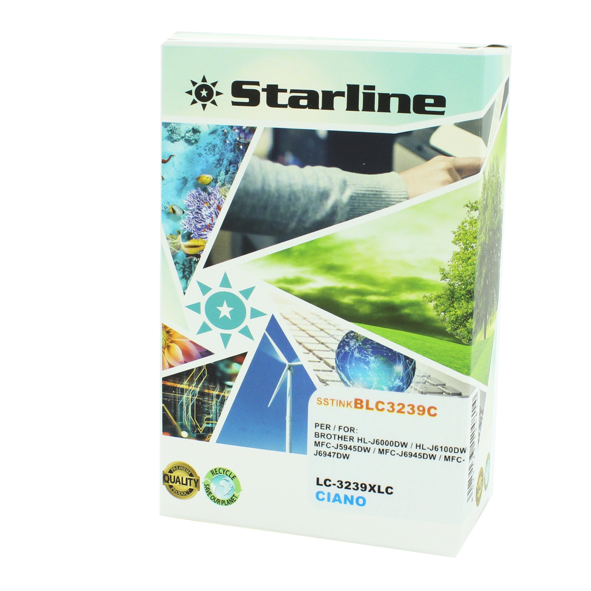 starline-cartuccia-ink-ciano-print-c-brother-lc-3239xlc