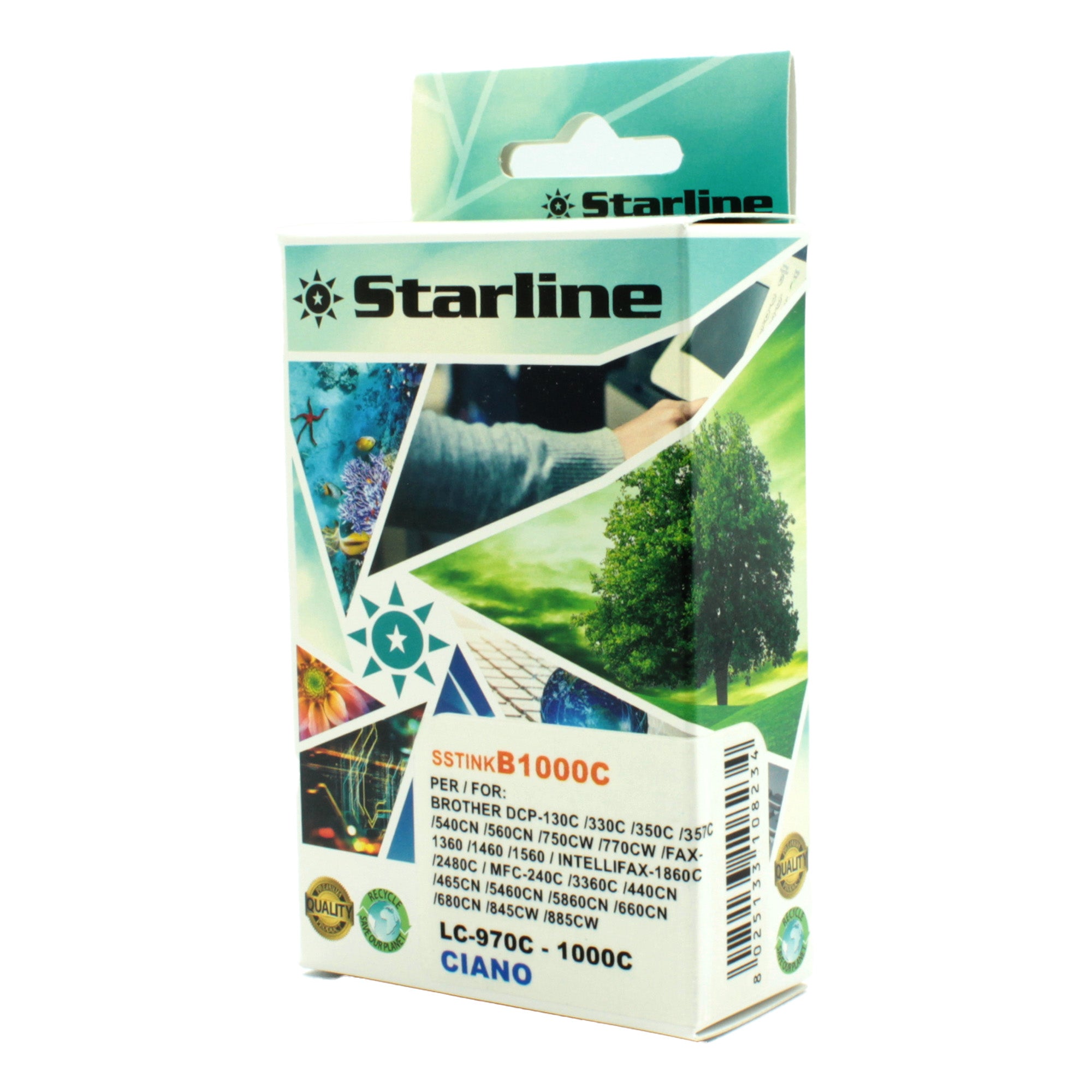 starline-cartuccia-ink-ciano-print-c-brother-lc1000c-lc970c