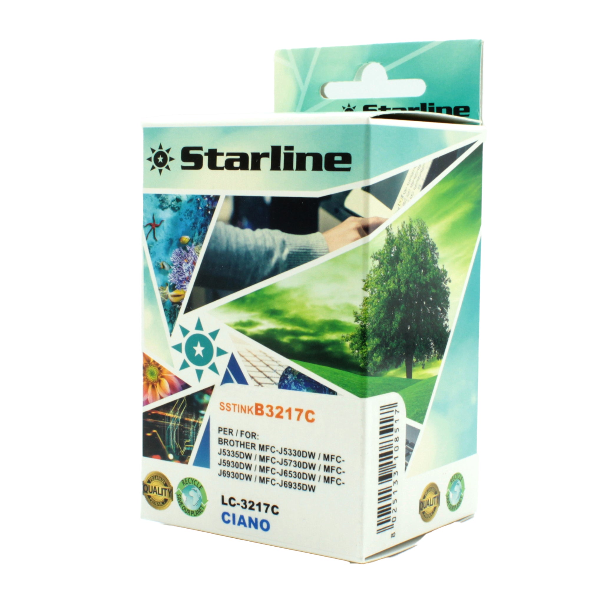 starline-cartuccia-ink-ciano-print-c-brother-lc3217c