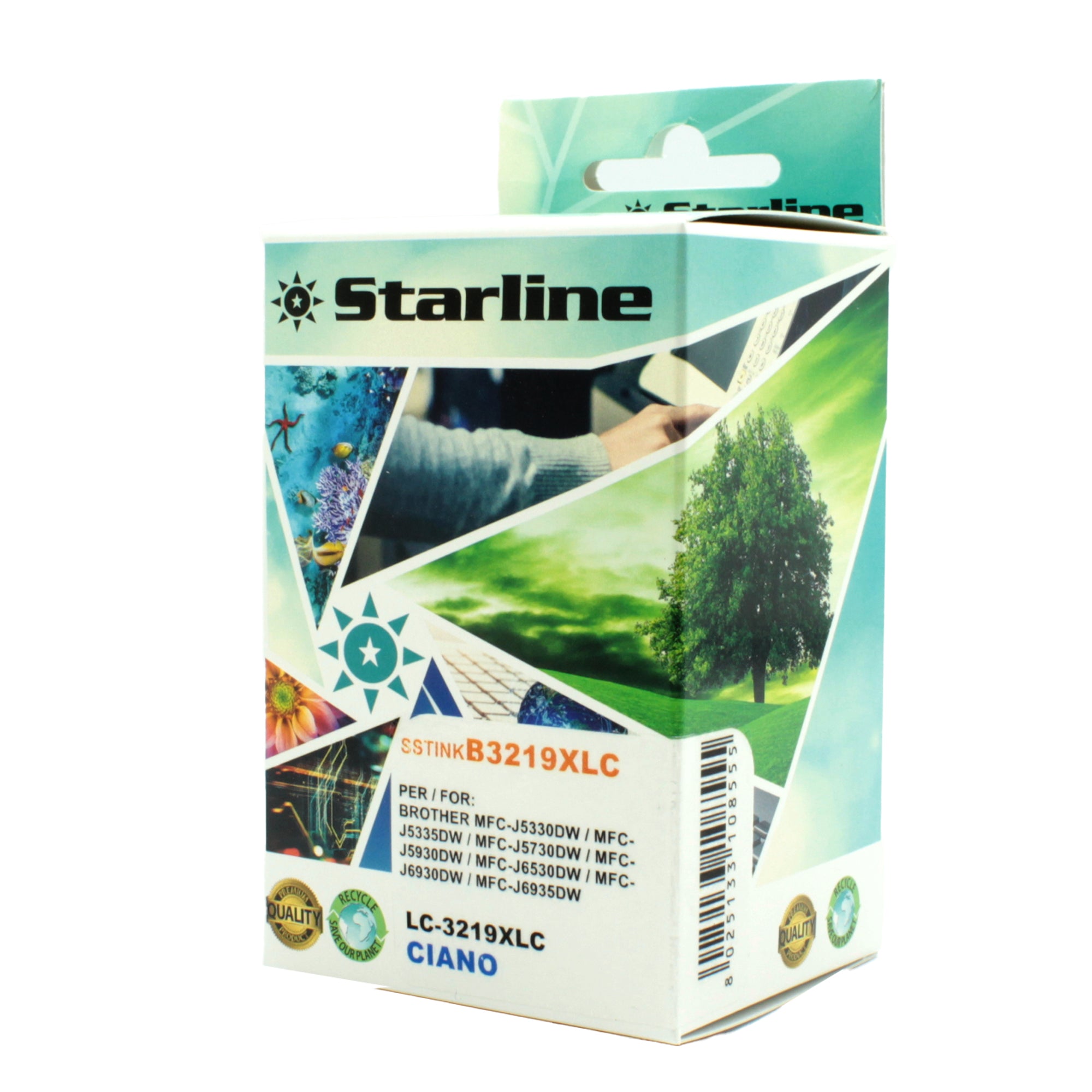 starline-cartuccia-ink-ciano-print-c-brother-lc3219xlc