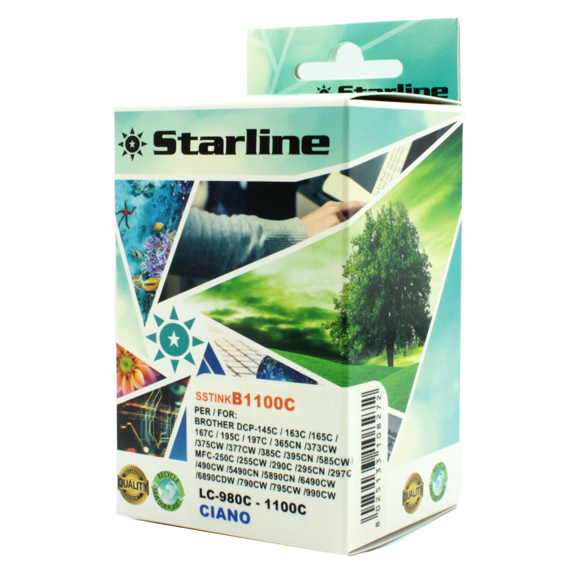 starline-cartuccia-ink-ciano-print-c-brother-lc980c-lc1100c