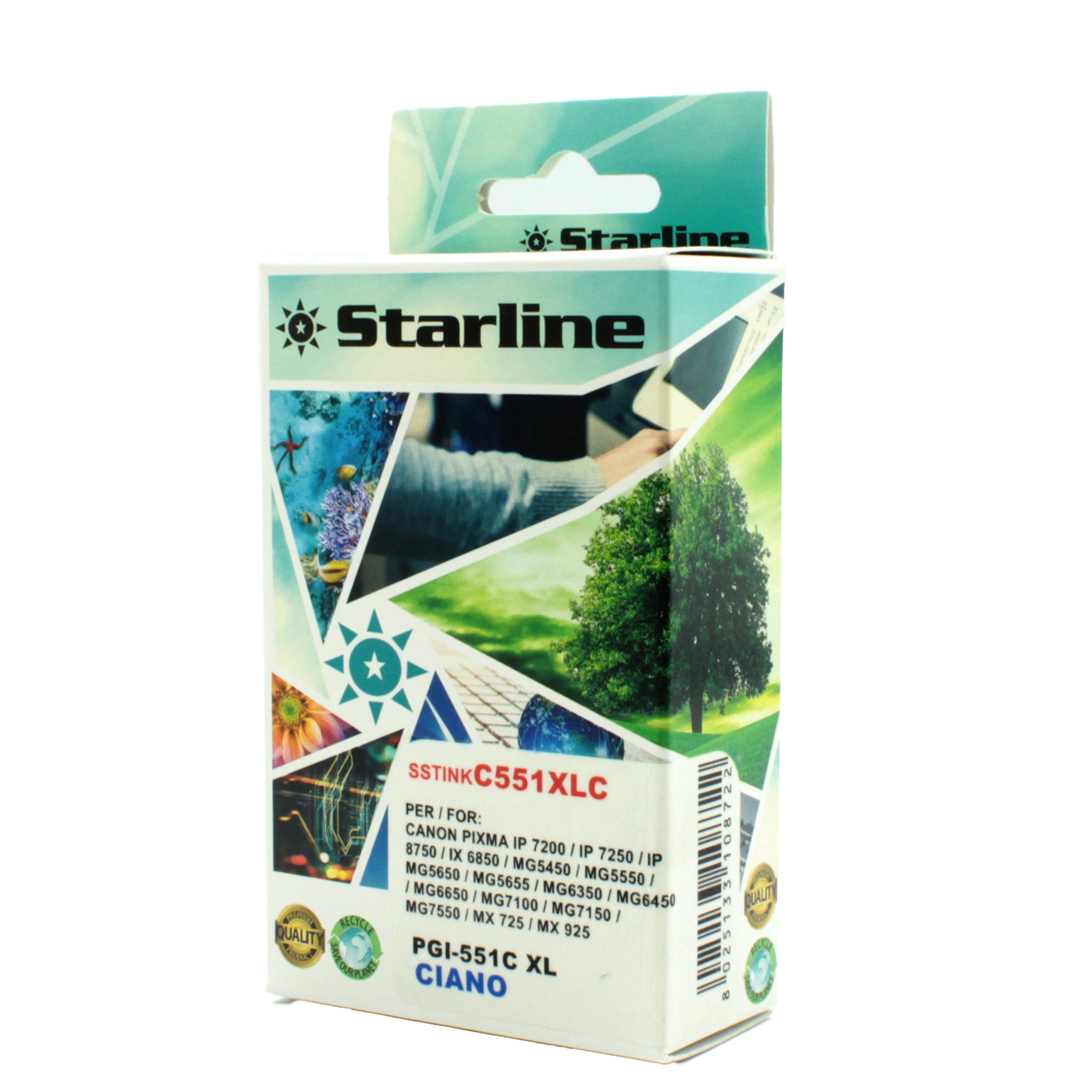starline-cartuccia-ink-ciano-print-c-canon-cli-551xl