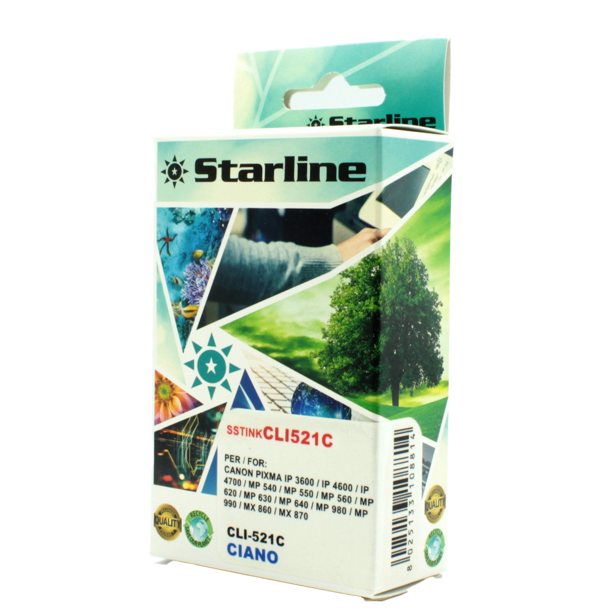 starline-cartuccia-ink-ciano-print-c-canon-cli521c